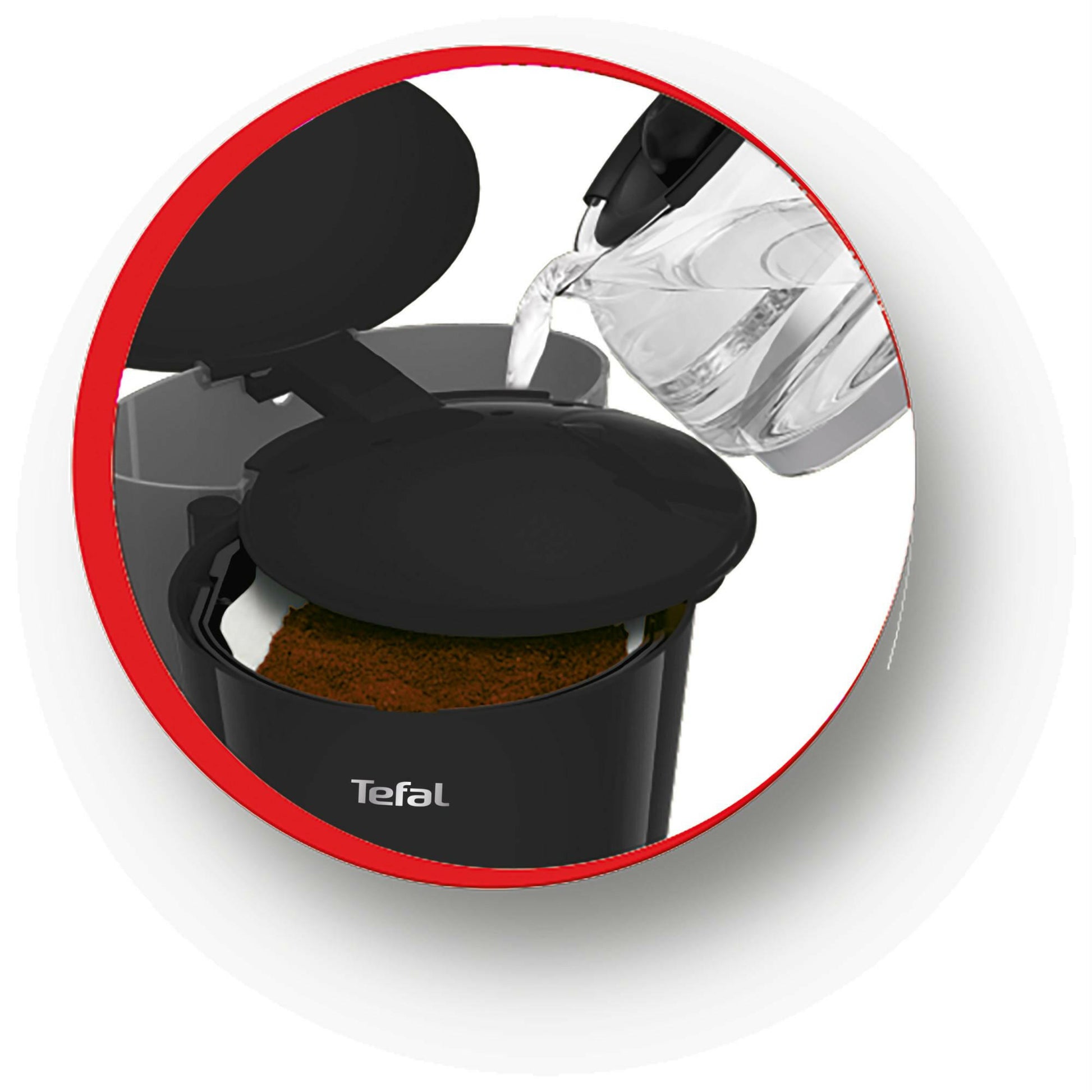 Tefal CM1718 VITA Filterkaffeemaschine 1,25L Glaskanne.