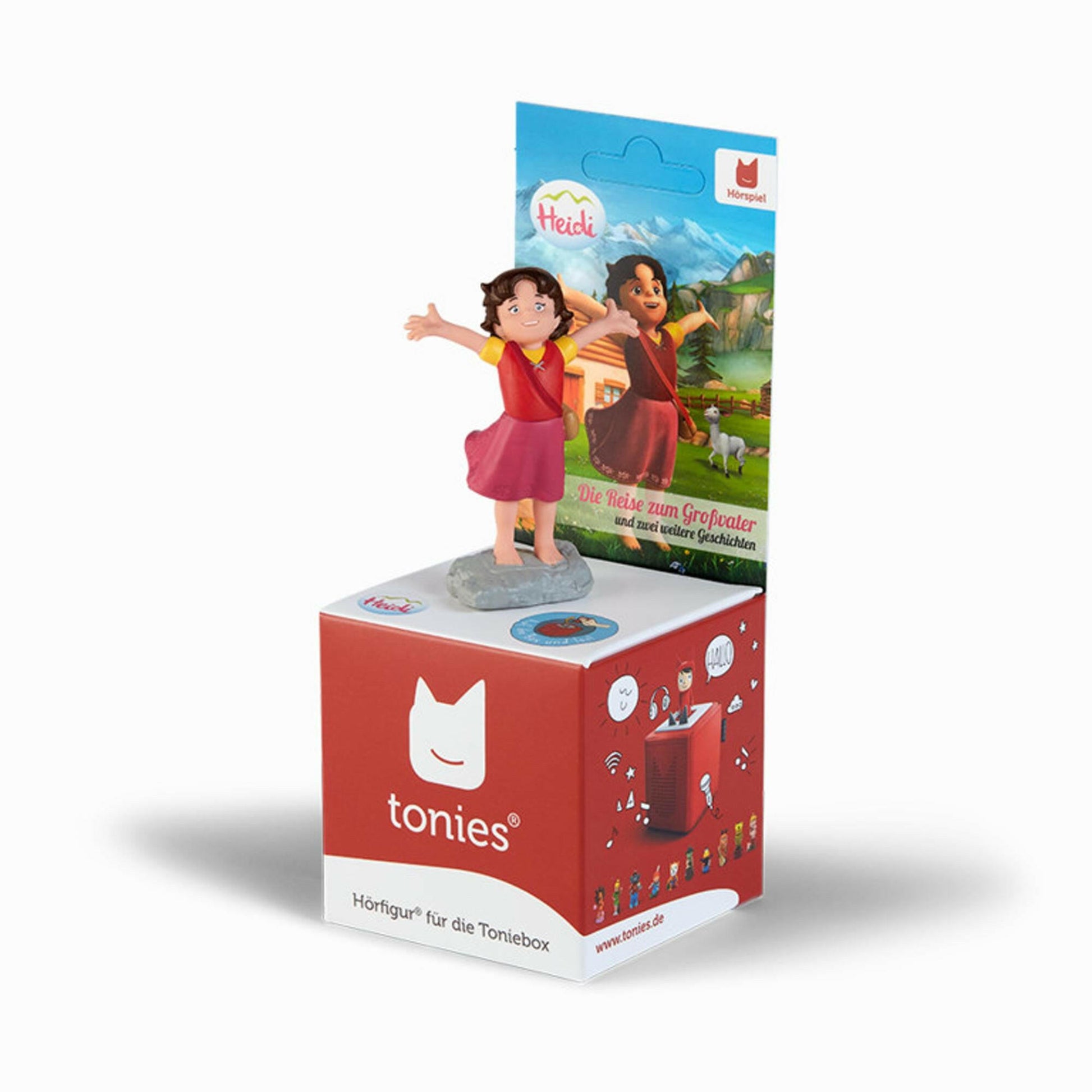 Tonies Hörfigur Heidi - Die Reise zum Großvater für Toniebox.
