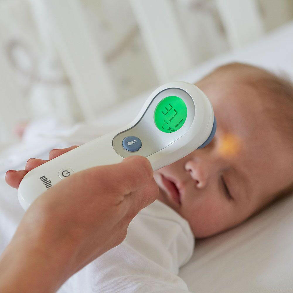 Braun NTF 3000 Infrarot-Thermometer mit Touch & No Touch.