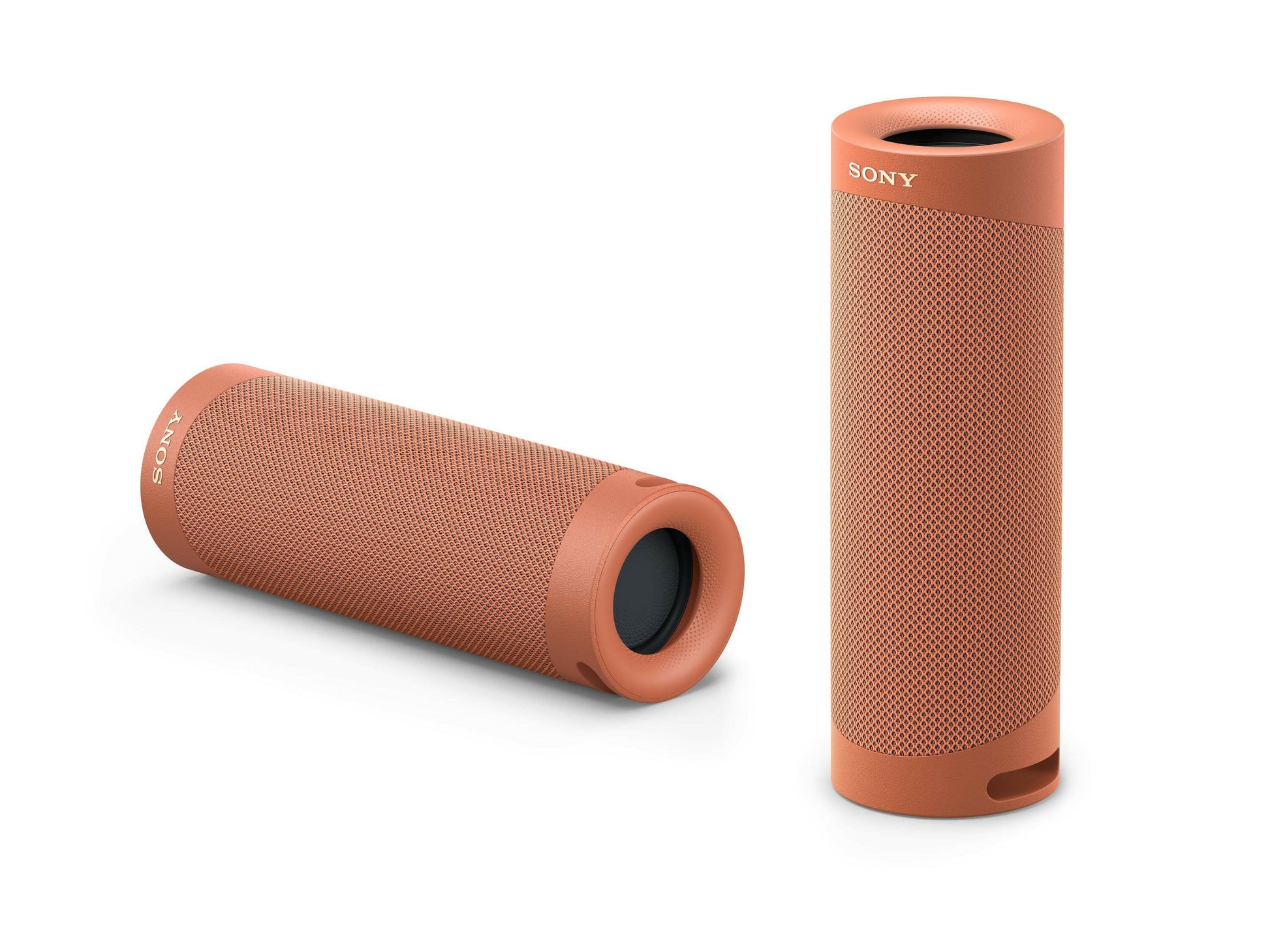 Sony SRS-XB23 Bluetooth Lautsprecher, rot, 12h Akku, IP67.