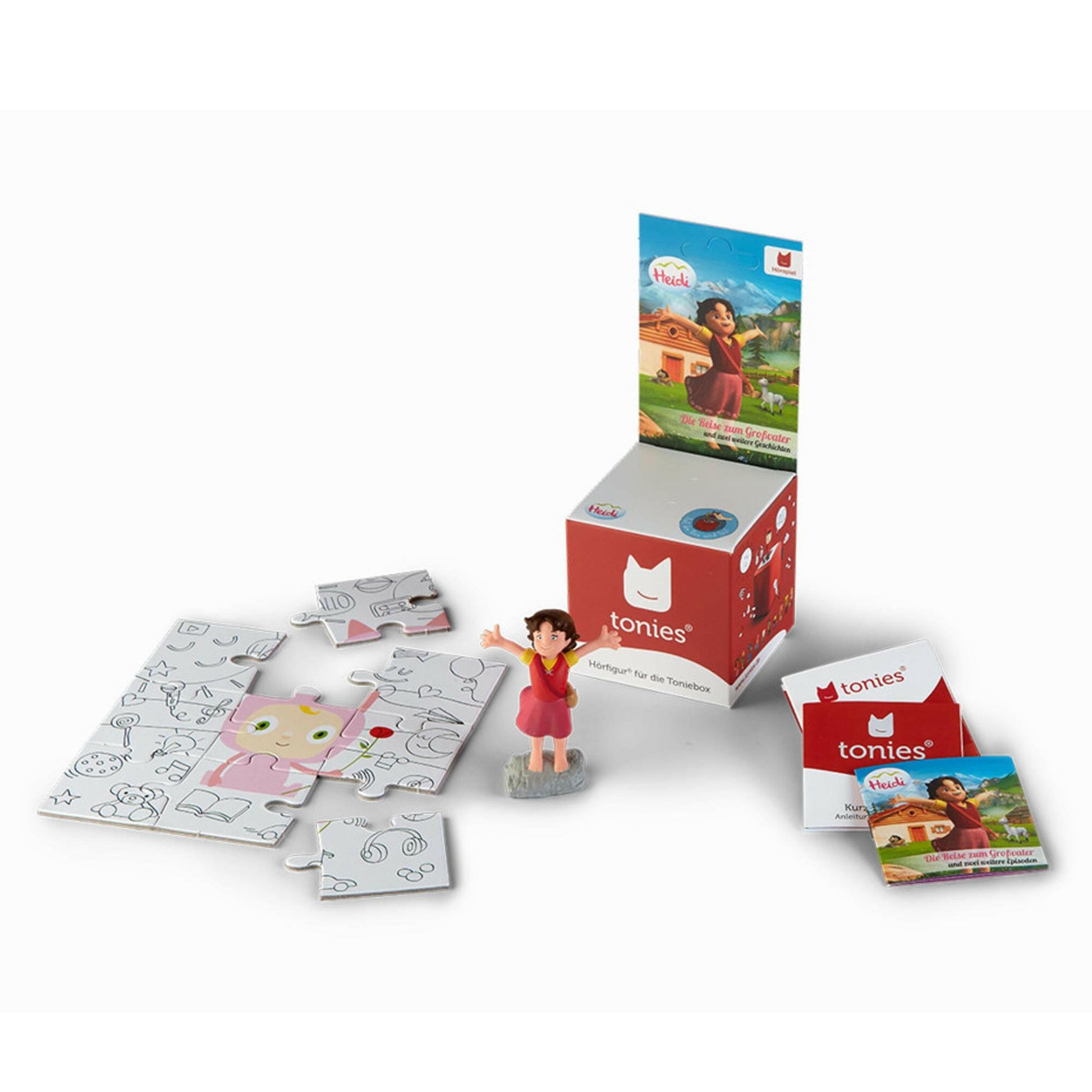 Tonies Hörfigur Heidi - Die Reise zum Großvater für Toniebox.