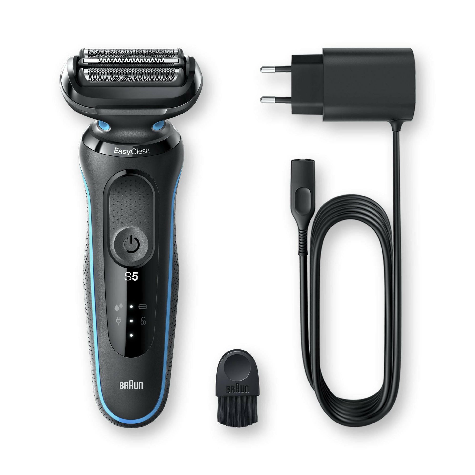 Braun Series 5 50-M1000s Elektrorasierer schwarz/türkis.