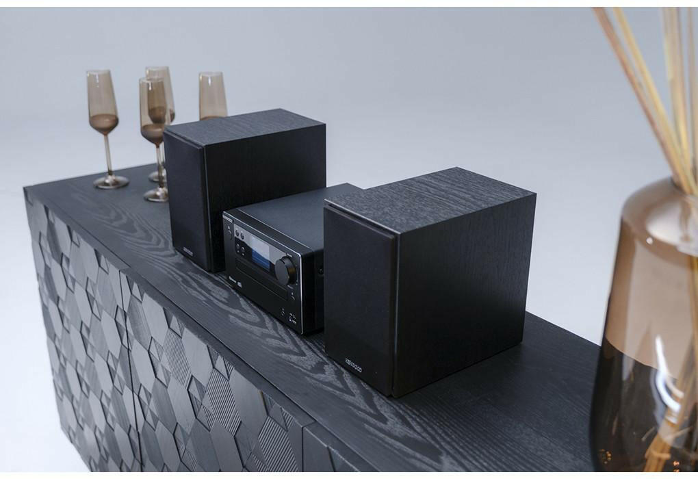 Kenwood M-725DAB-B Stereoanlage mit Bluetooth & CD.