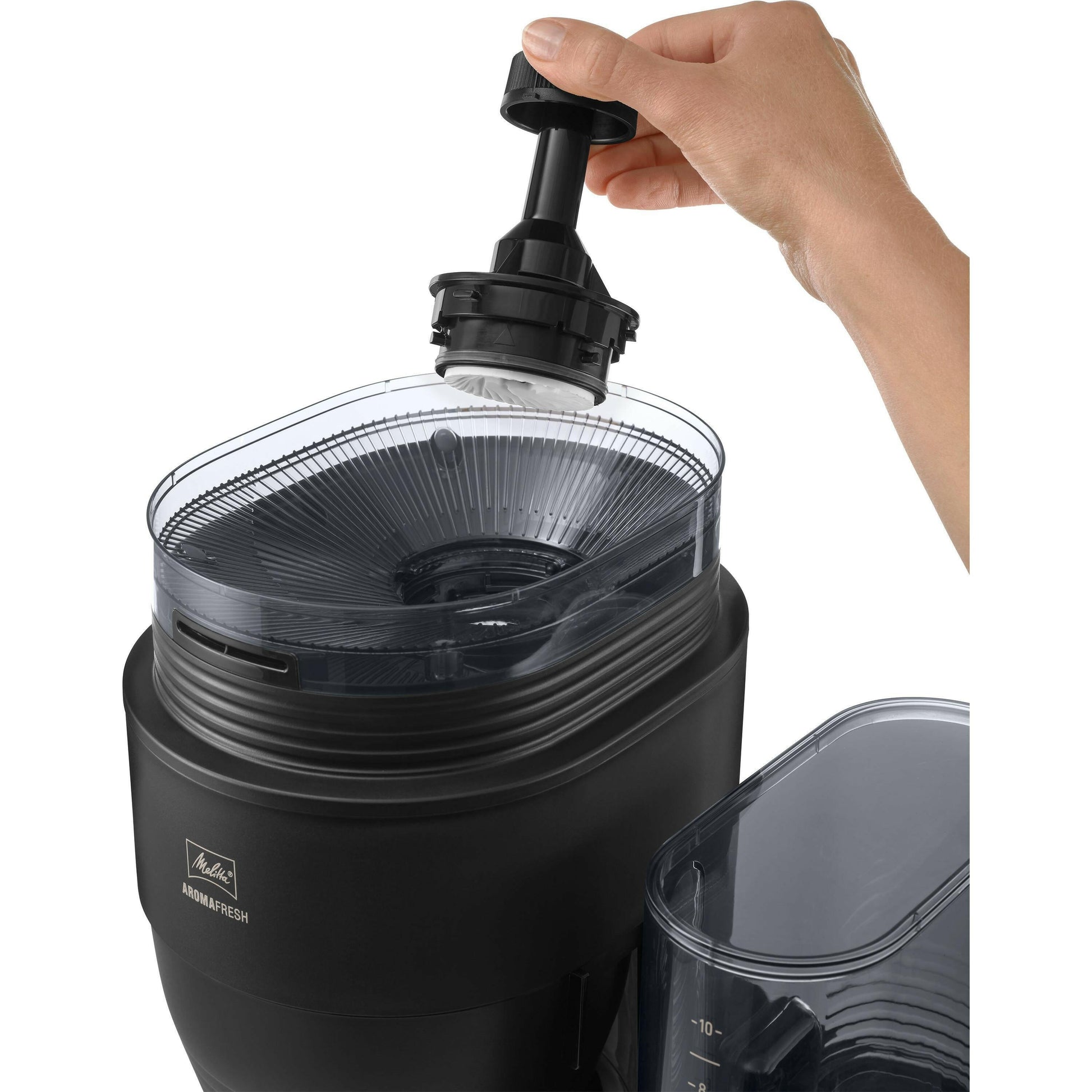 MELITTA 1030-05 AromaFresh Filterkaffeemaschine mit Mahlwerk.