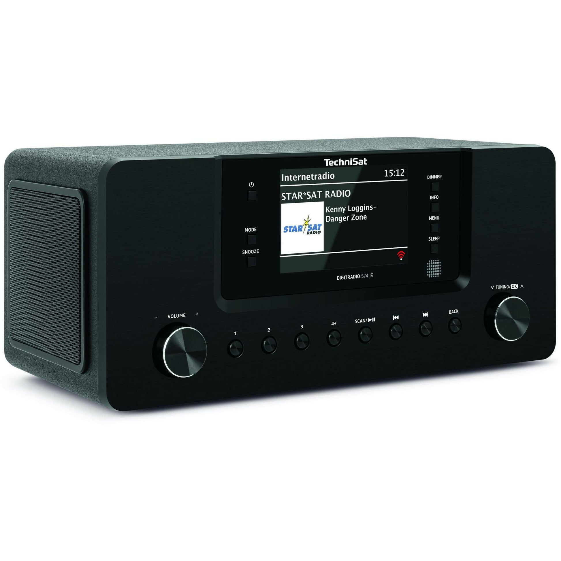 TechniSat DigitRadio 574 Schwarz DAB+ Radio mit Bluetooth.