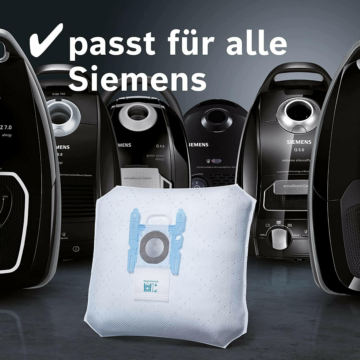 Siemens 4x PowerProtect Staubbeutel Typ G.