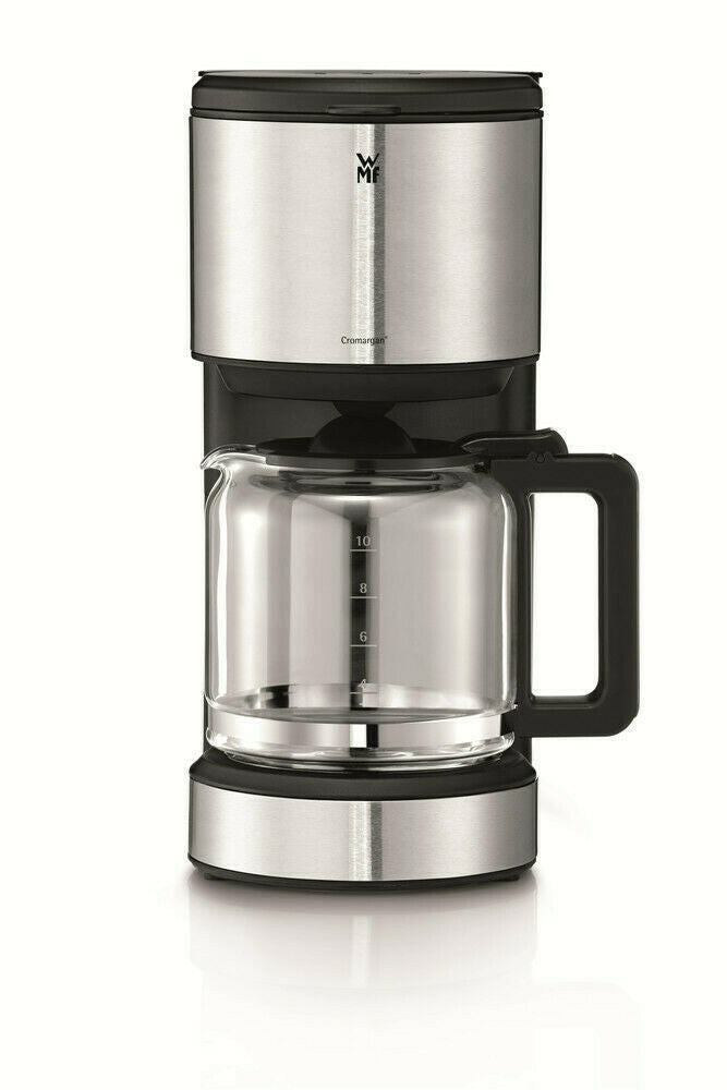 WMF STELIO Aroma Filterkaffeemaschine, 10 Tassen, Silber.
