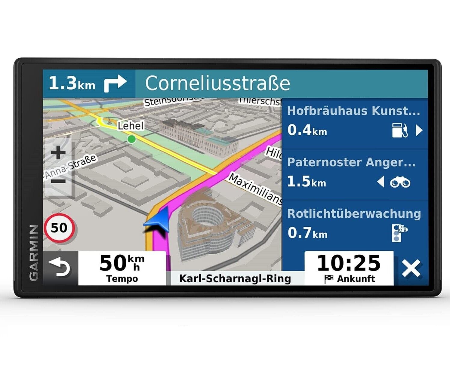 Garmin Drive 55 EU MT-S Navigationsgerät (5,5 Zoll, Auto, EU MT-S, Smartphone-Benachrichtigungen) B-Ware