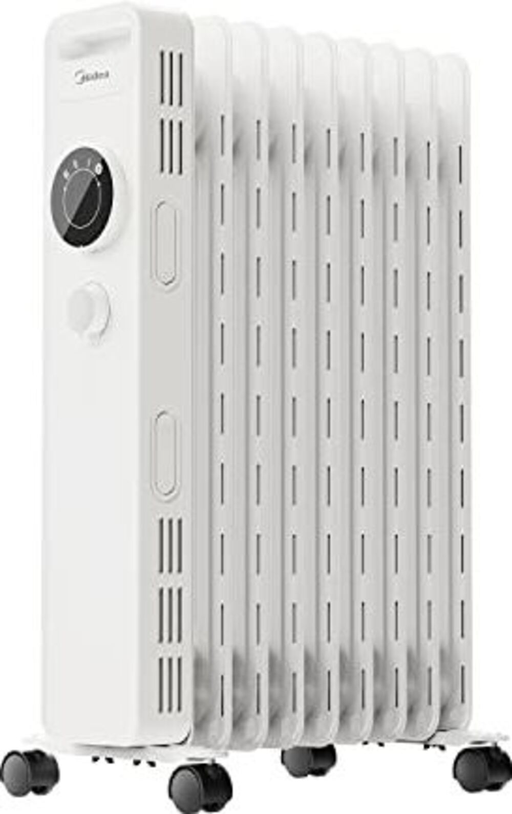 Midea Ölradiator NY2009-20M – 2000 Watt, 9 Rippen, 3 Heizstufen, Thermostat, Timer, Weiß