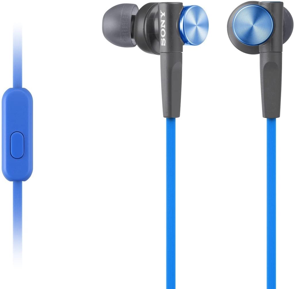 SONY MDR-XB50AP Extra Bass, In-ear Kopfhörer Blau B-Ware