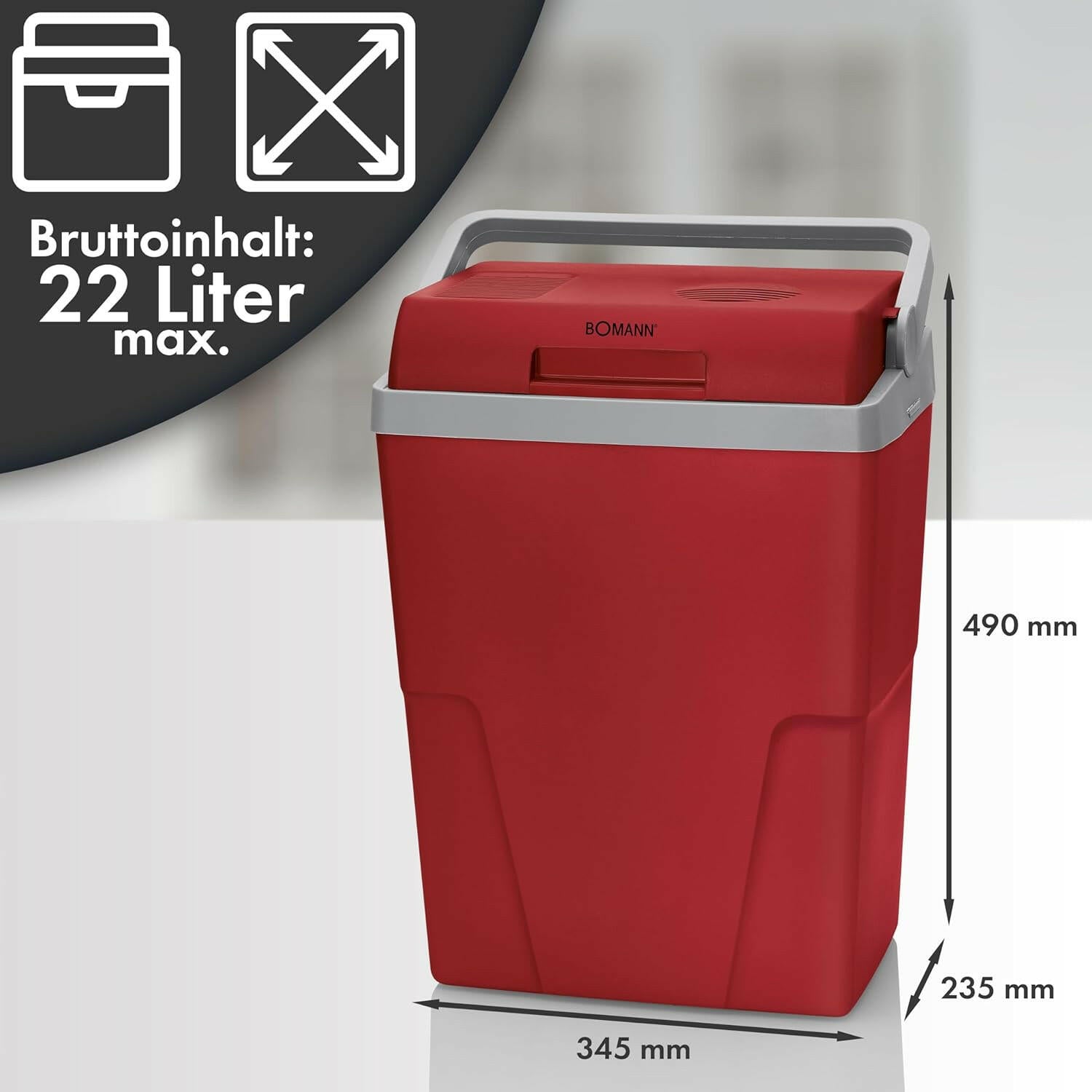 Bomann KB 6011.1 CB Elektrische Kühlbox | 22L.