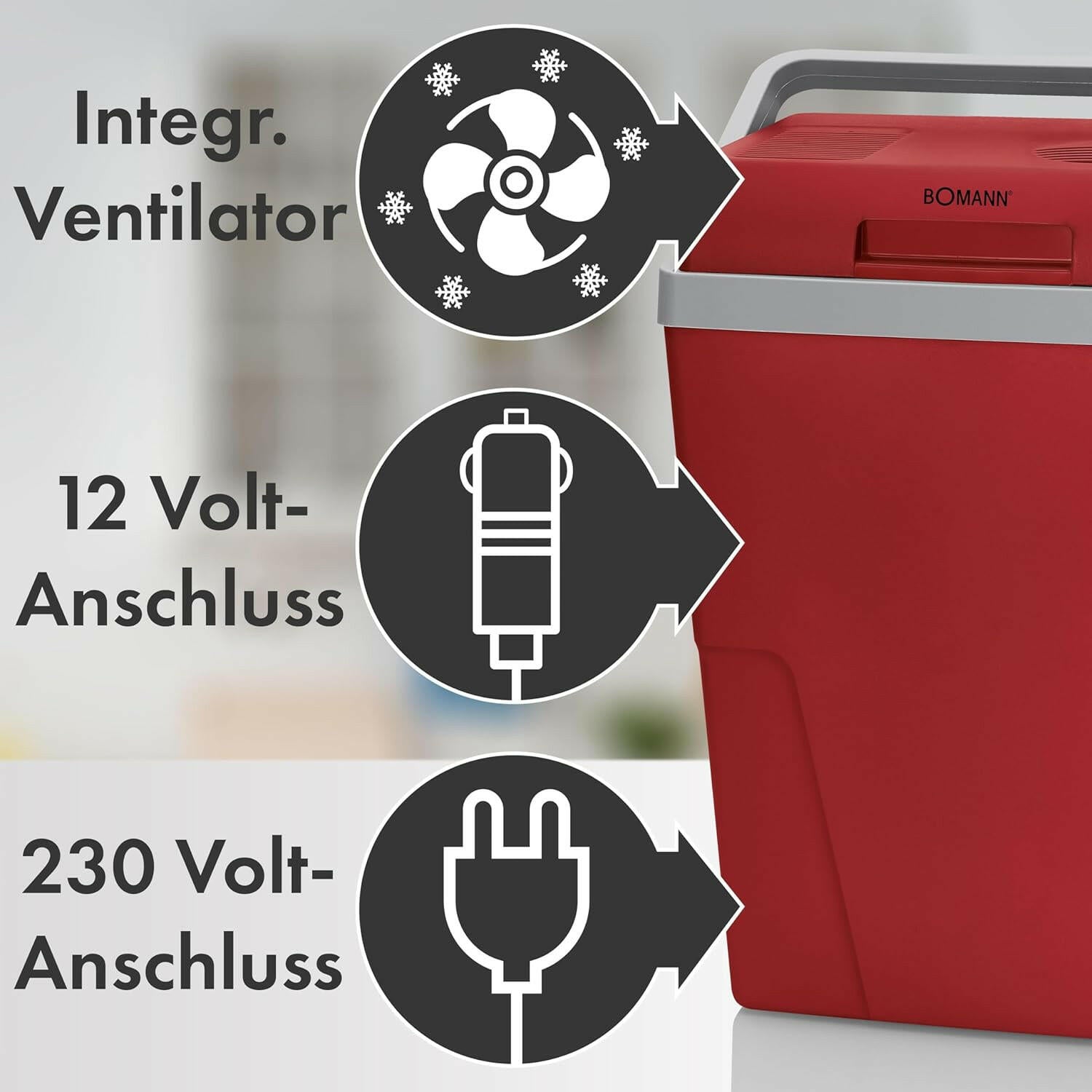 Bomann KB 6011.1 CB Elektrische Kühlbox | 22L.