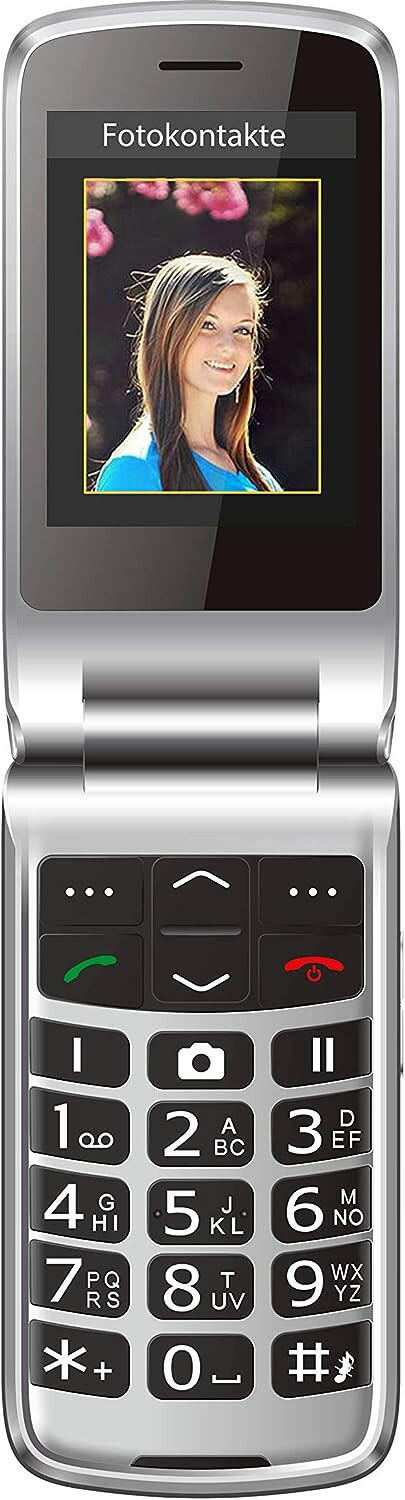 Beafon SL645plus Silber Seniorenhandy mit SOS, IP54 & XXL.