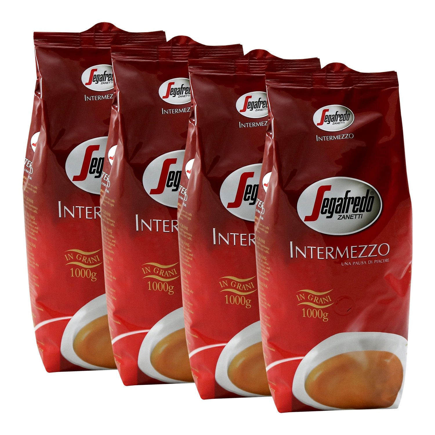 Segafredo Intermezzo 4000 g Kaffee (ganze Bohne, 4000g, 4kg, kräftig, aromatisch, italienisch)