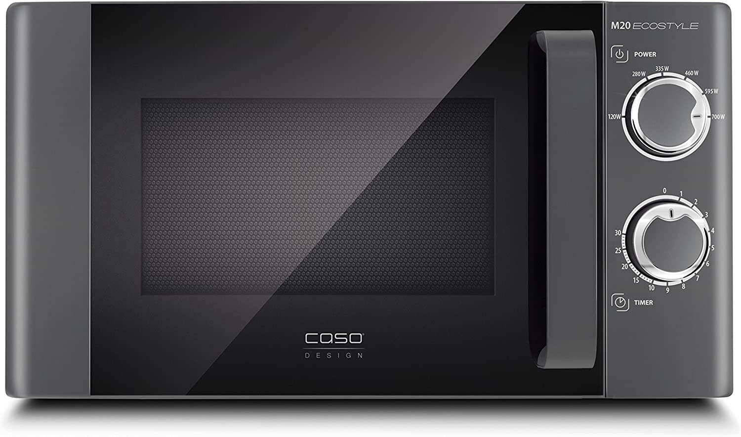 CASO M20 Ecostyle Mikrowelle 700W 20L anthrazit, 24,5cm