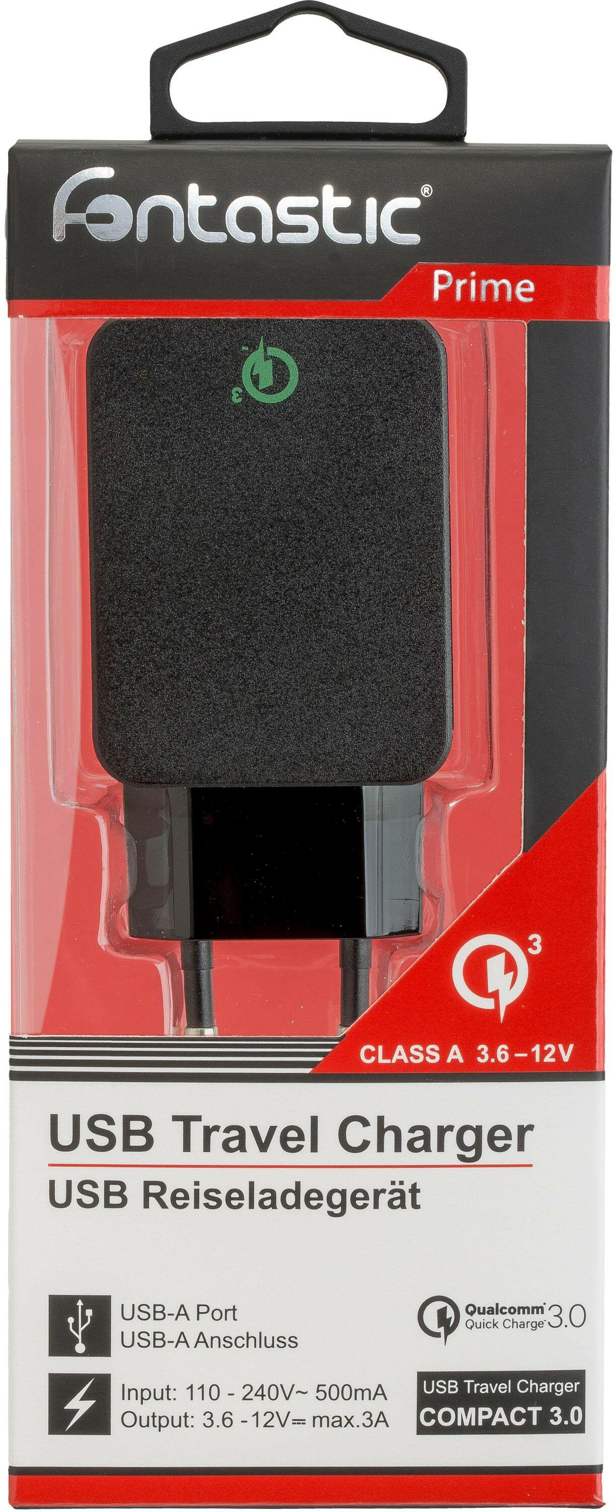 PETER JÄCKEL USB Travel Charger Quick 3.0 Schwarz