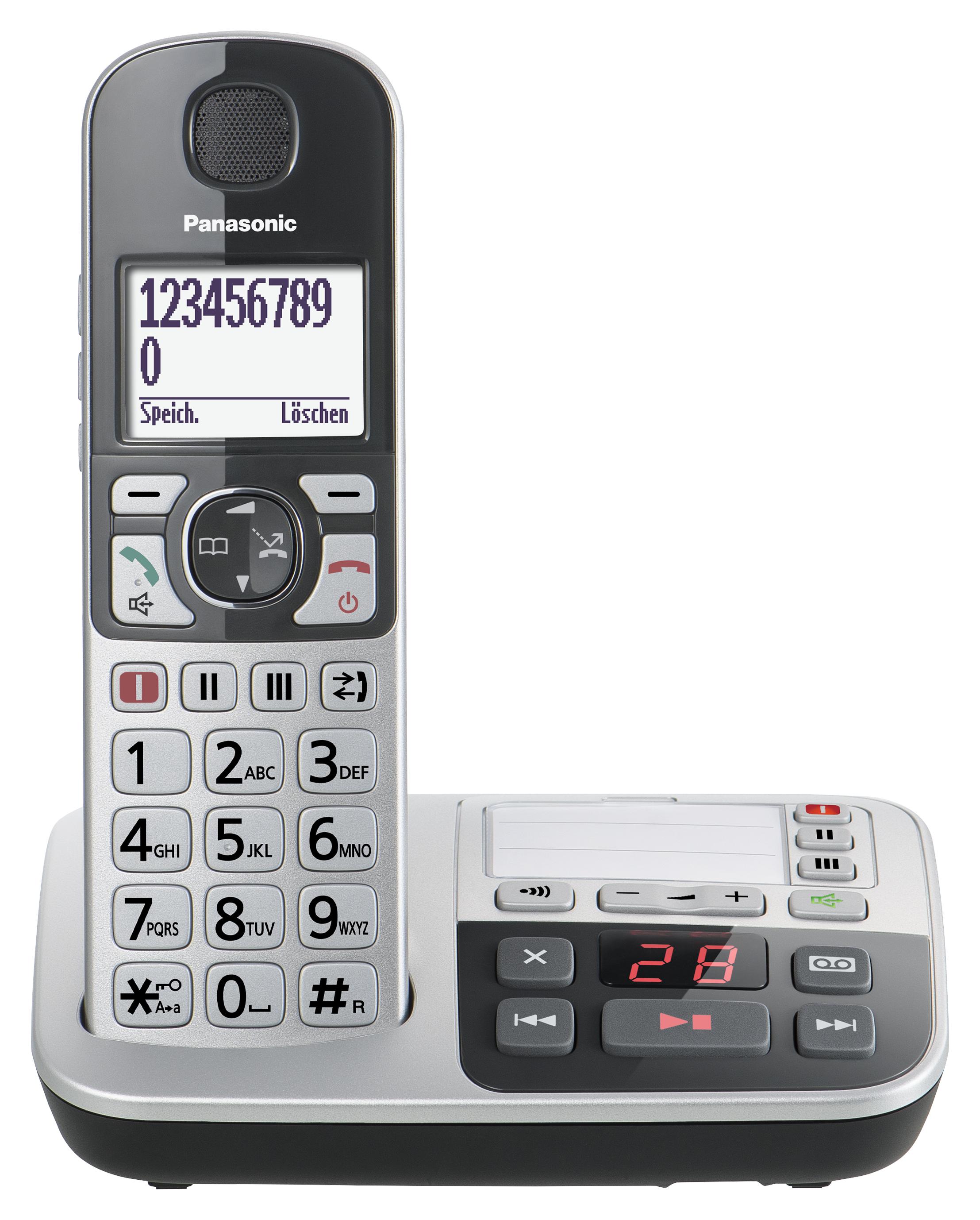 Panasonic KX-TGE520GS Senioren Schnurlostelefon mit