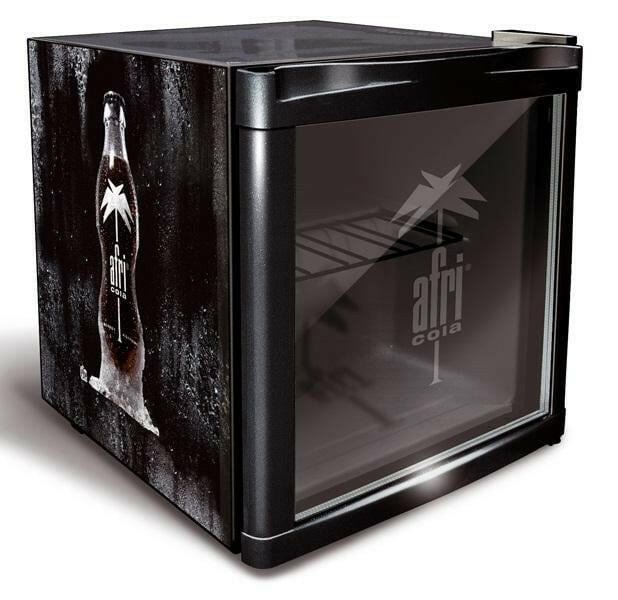 CUBES CoolCube Getränkekühlschrank 48L Afri Cola Design.