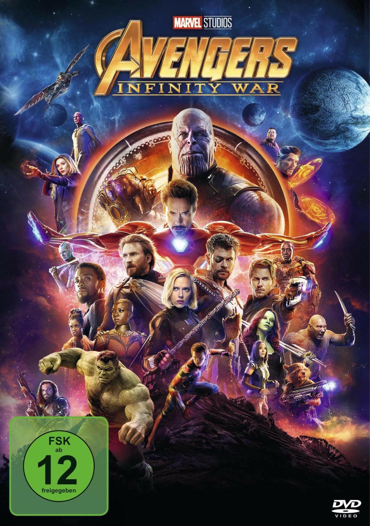 Avengers: Infinity War DVD | Action, Fantasy, FSK 12