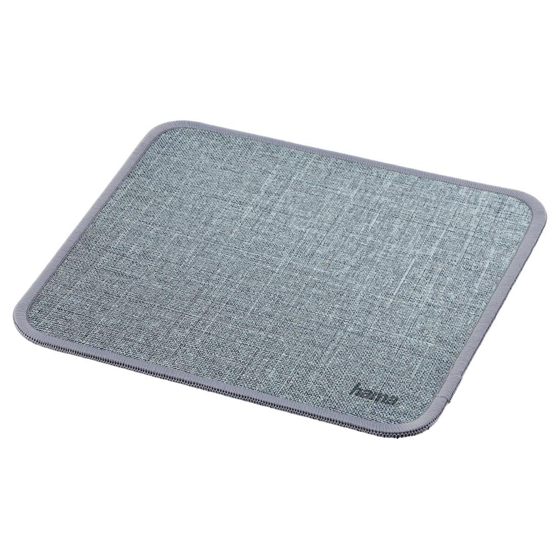 Hama Textildesign Mauspad grau, 190x3x190mm, rutschfest