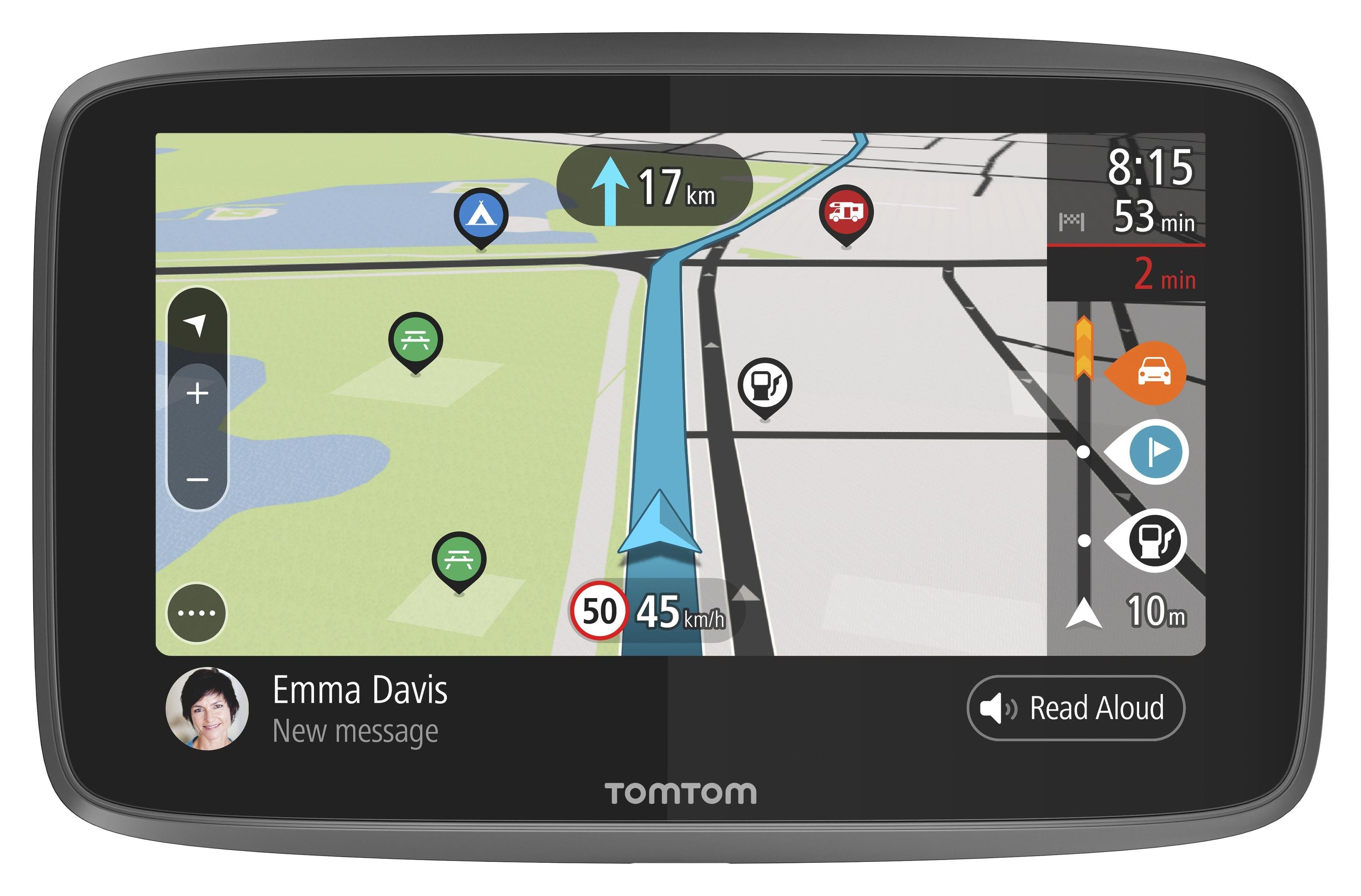 TomTom GO Camper Navigationsgerät für Wohnmobile