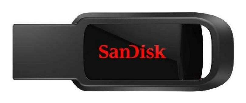 SanDisk Cruzer Spark 128GB USB 2.0 Flash Drive schwarz/rot.