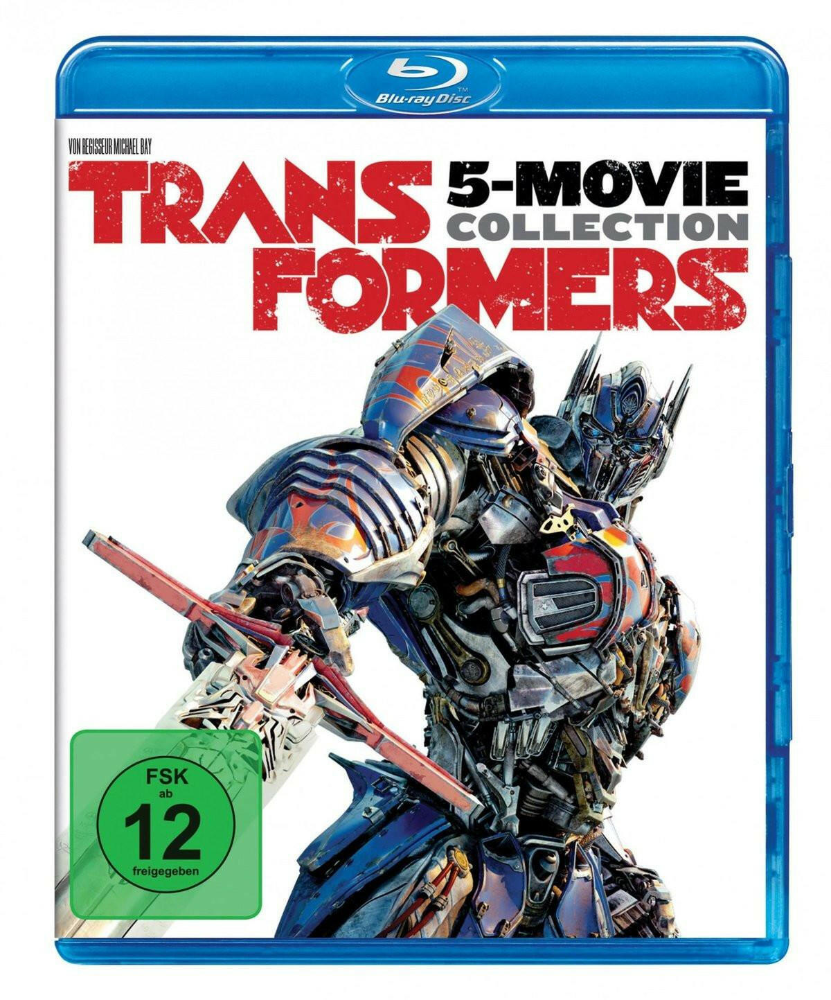 Transformers 1-5 [Blu-ray] Michael Bay Action Collection
