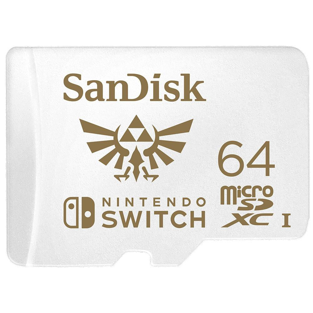 SanDisk microSDXC UHS-I Speicherkarte für Nintendo Switch 64GB - Nintendo lizenziertes Produkt - Kapazität 64 GB U3 für Switch und Switch Lite