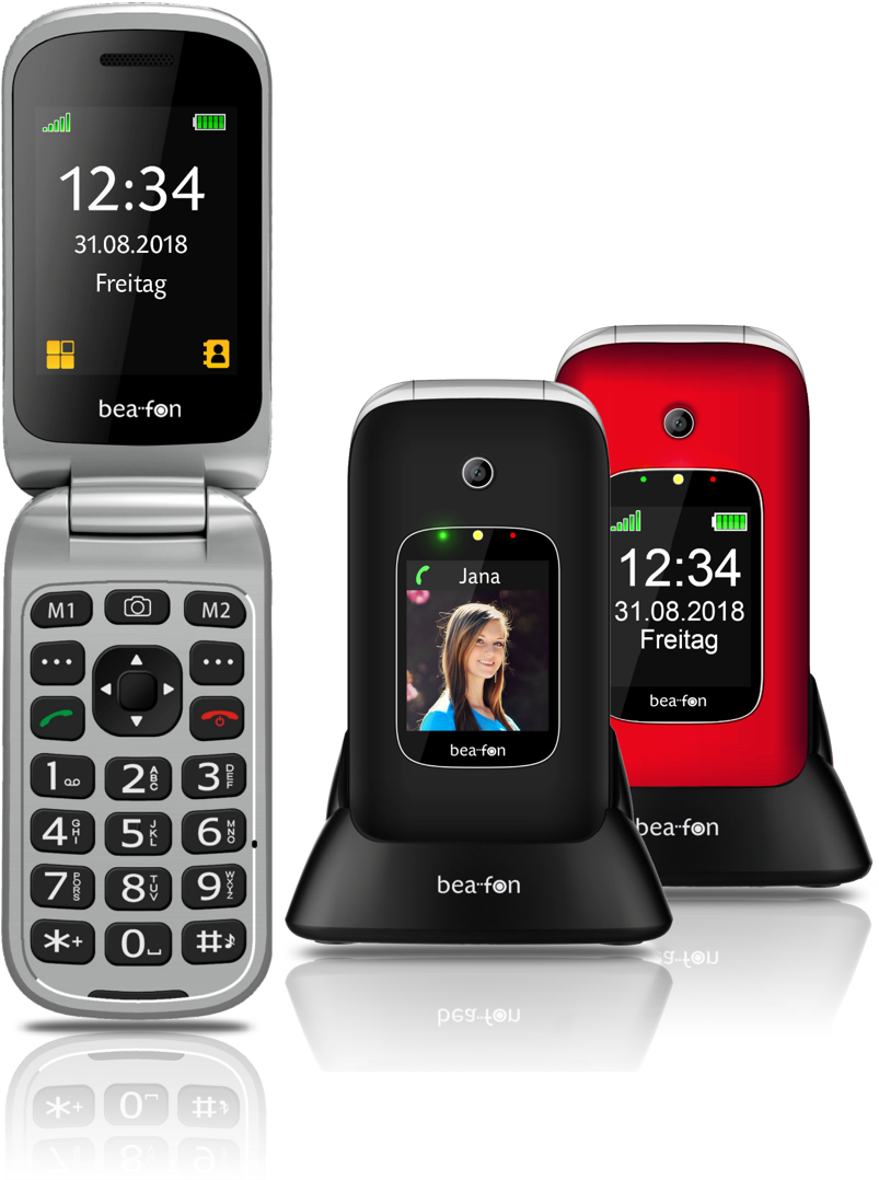 Beafon SL590 Klapphandy 2,4"/1,77" 3MP SOS Ladeschale