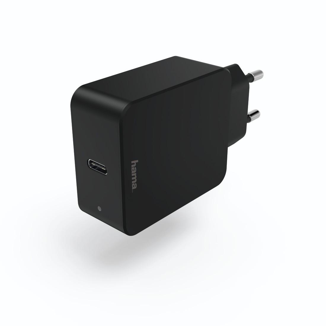 Hama USB‑C 18W PD/QC3.0 Ladegerät, Schnell, Schwarz