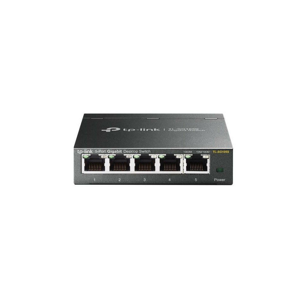 TP-Link TL-SG105S 5-Port Gigabit Switch, energieeffizient.