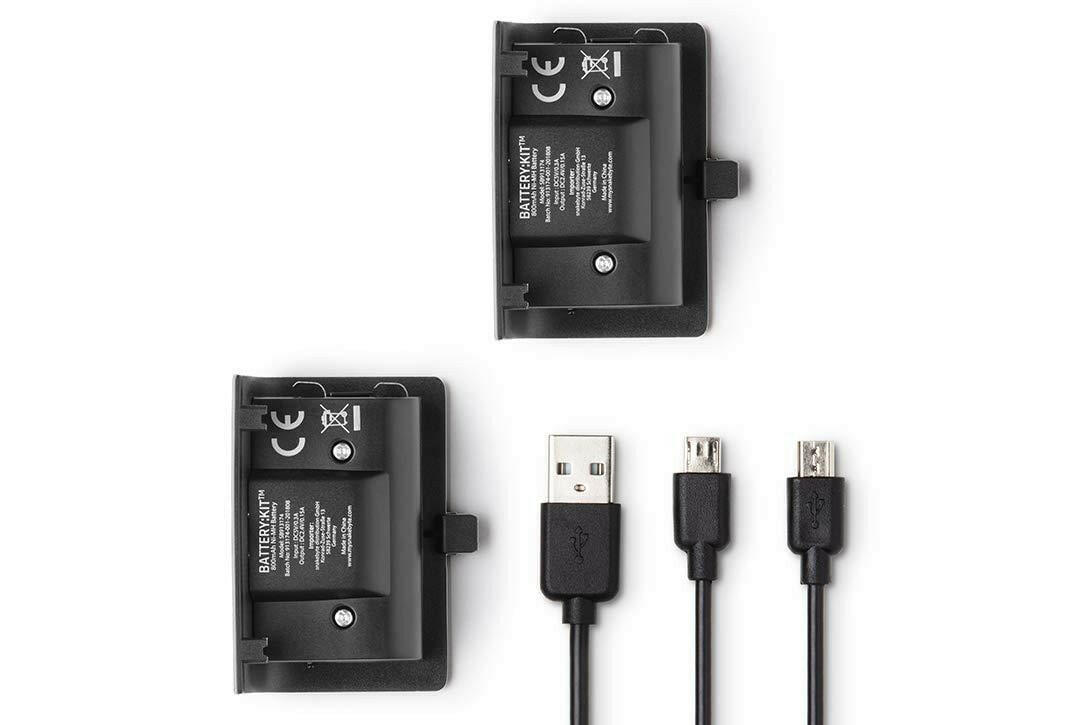 snakebyte Battery:Kit für Xbox One – 2 Akkus 800mAh schwarz.