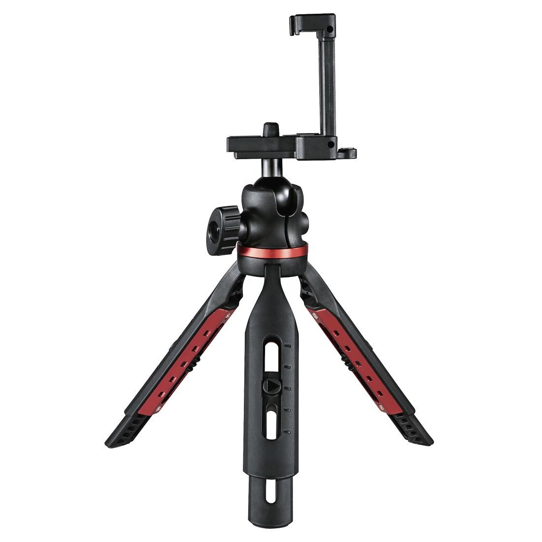 Hama Solid Reisestativ für Handy & Kamera, max. 19 cm