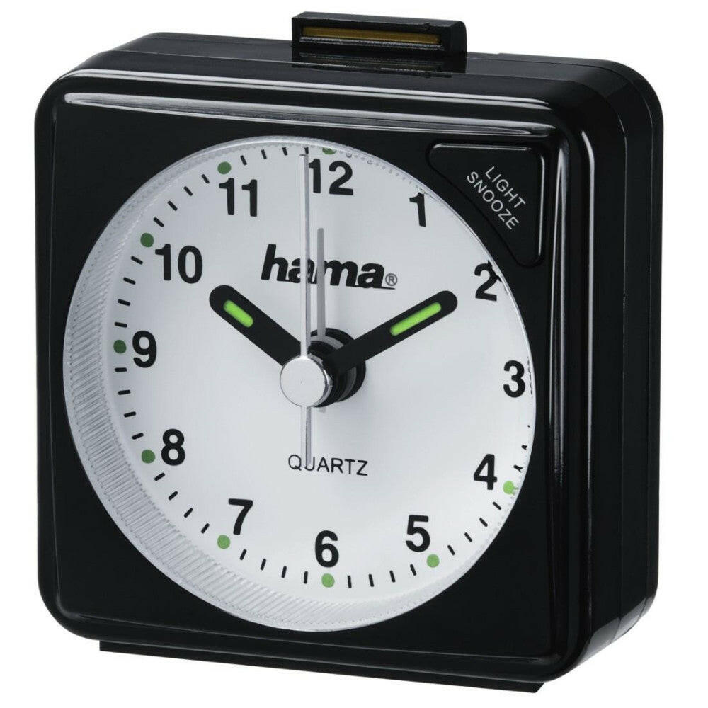 Hama A50 analoger Reisewecker mit Speed-Alarm und Licht