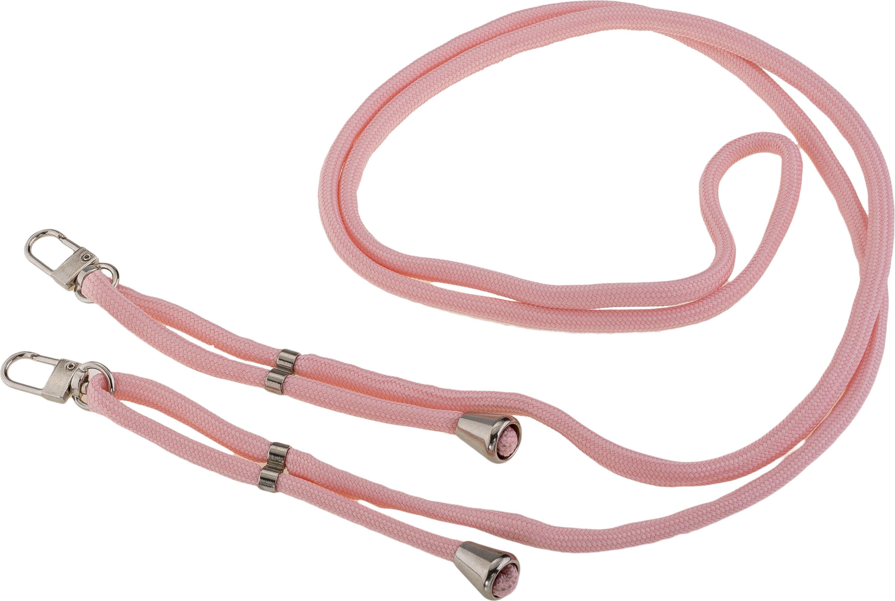 PETER JÄCKEL NECKLACE Strap Pink – verstellbares Textilband