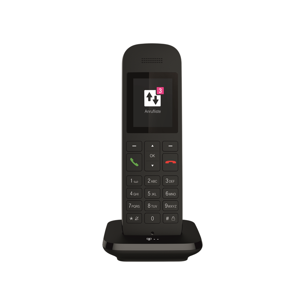 Deutsche Telekom Sinus 12 Schwarz DECT-Telefon 2" LCD-TFT.