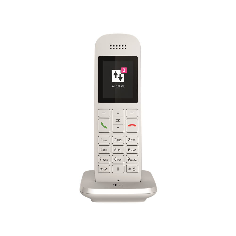 Telekom Sinus 12 Schnurloses Telefon DECT mit 5 cm Display.