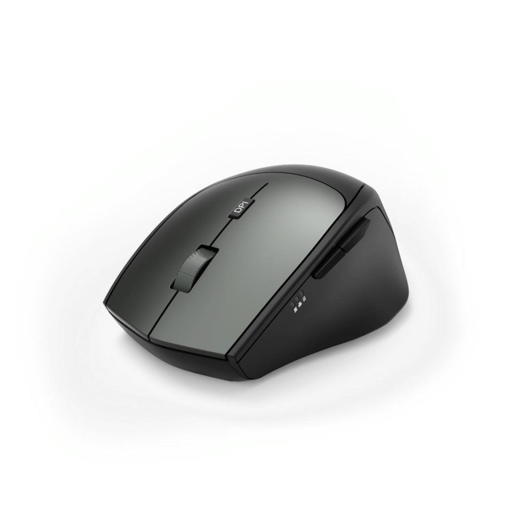 Hama Funk-Maus MW-600 mit USB-C und USB-A, kabellos, optisch, 6 Tasten, leise, 1000/1500/2000/2400 dpi, Multi Device Mouse, schwarz