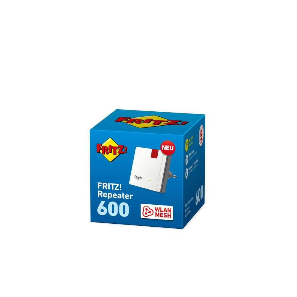AVM FRITZ! WLAN-Repeater 600, 600 MBit/s, kompakt, WPS.