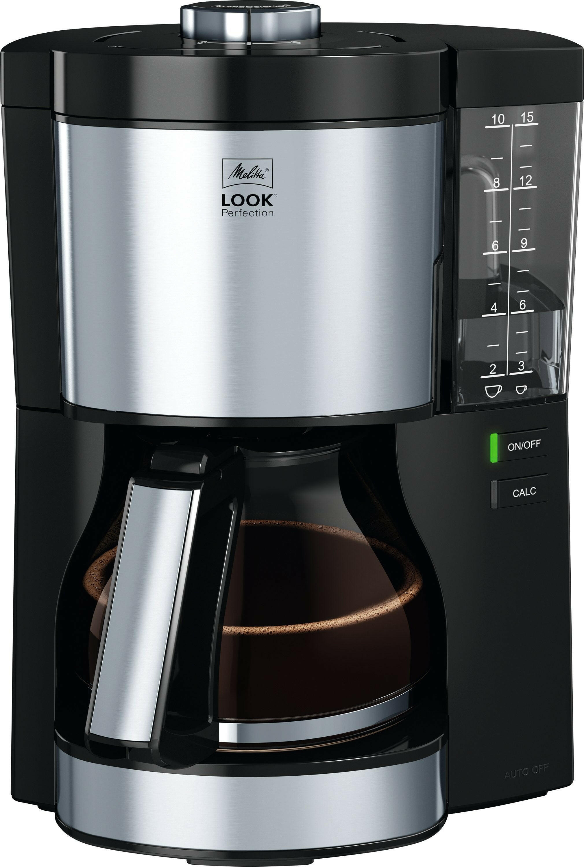 Melitta Look Perfection Kaffeemaschine 10 Tassen, schwarz.