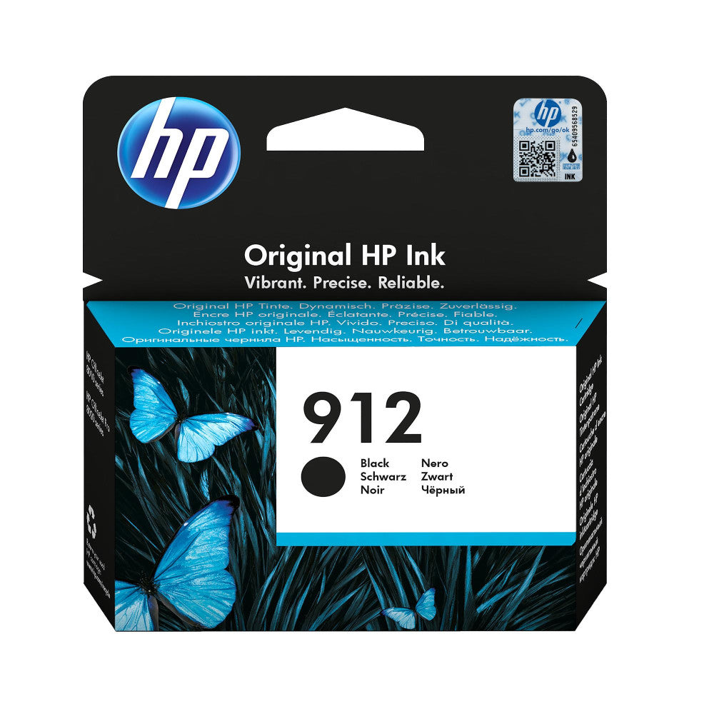 HP 912 Schwarz Original Druckerpatrone für HP OfficeJet Pro 8010 8012 8014 8015 8020 8022 8023 8024 8025