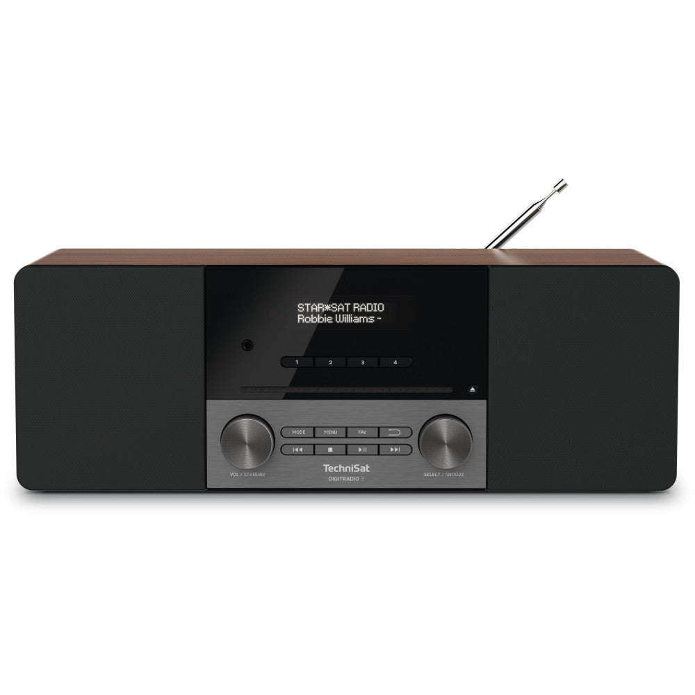 DIGITRADIO 3 schwarz/silber DAB+ Radio mit CD Player