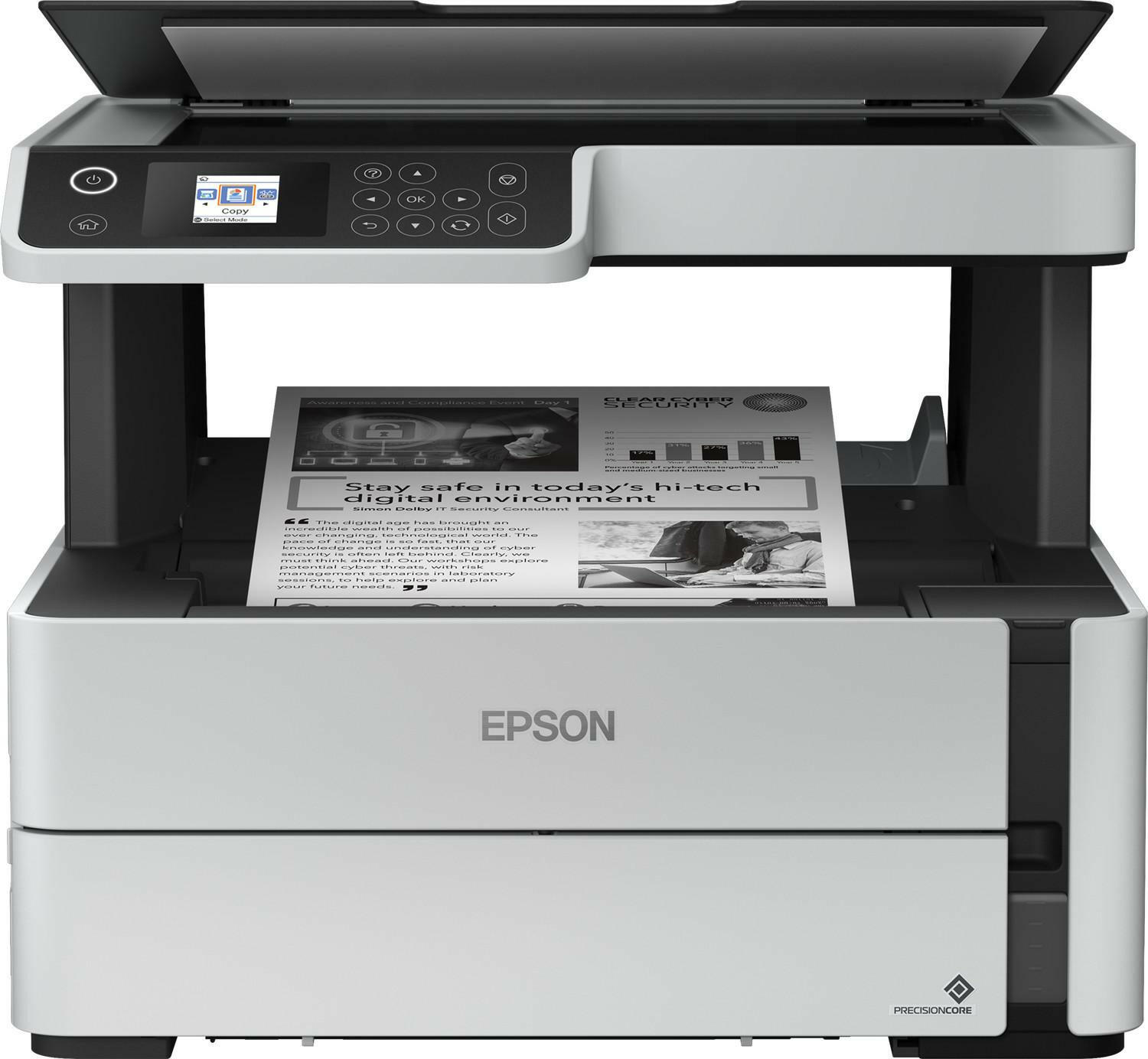Epson EcoTank ET-M2170 3-in-1 Schwarzweißdrucker Wi-Fi.