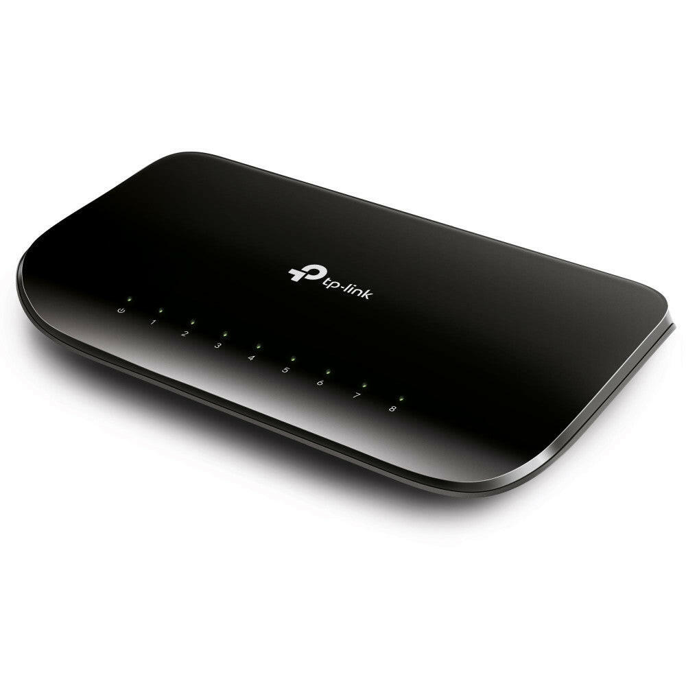 TP-Link TL-SG1008D 8-Port Gigabit Ethernet Switch, schwarz.