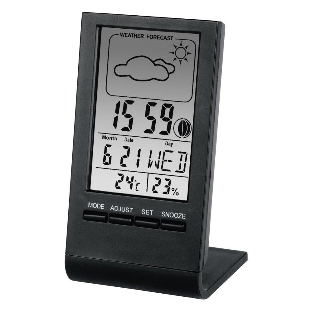 Hama LCD-Thermo-/Hygrometer TH-100 Schwarz Mondphasen-Anzeige