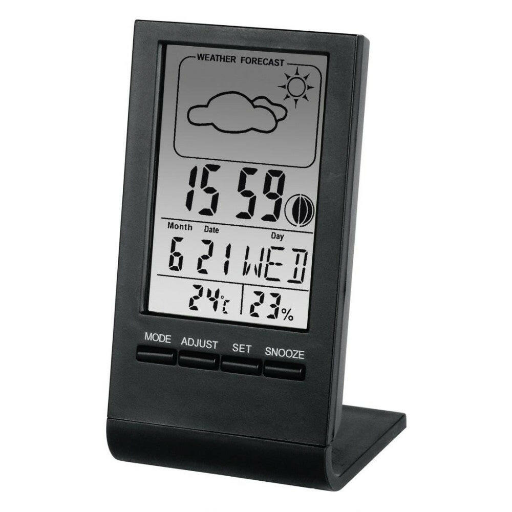 Hama TH-100 LCD-Thermometer Schwarz - Mondphasen-Anzeige