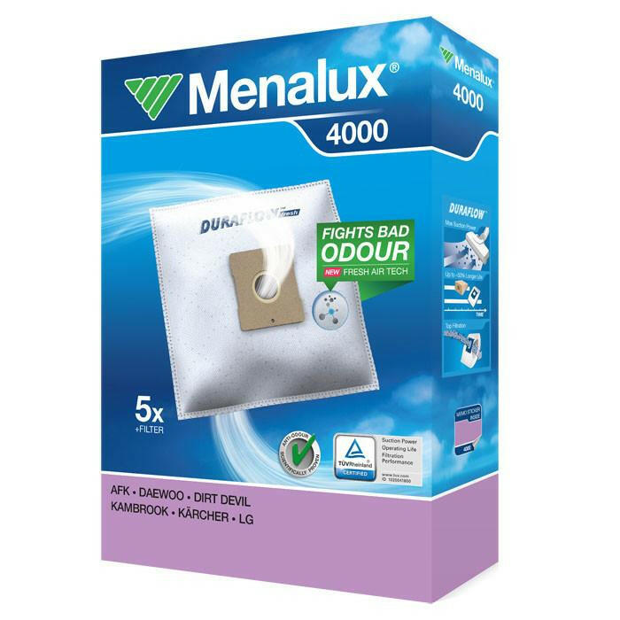 Menalux 4000 Staubsaugerbeutel Duraflow 5er-Pack.