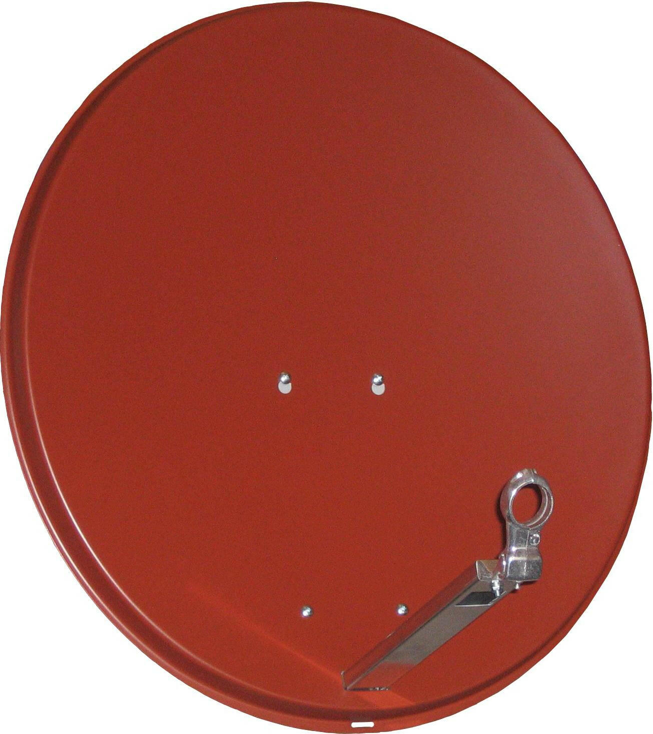 Sky Vision 75 cm Satellitenschüssel dunkelrot Alu, einfach.