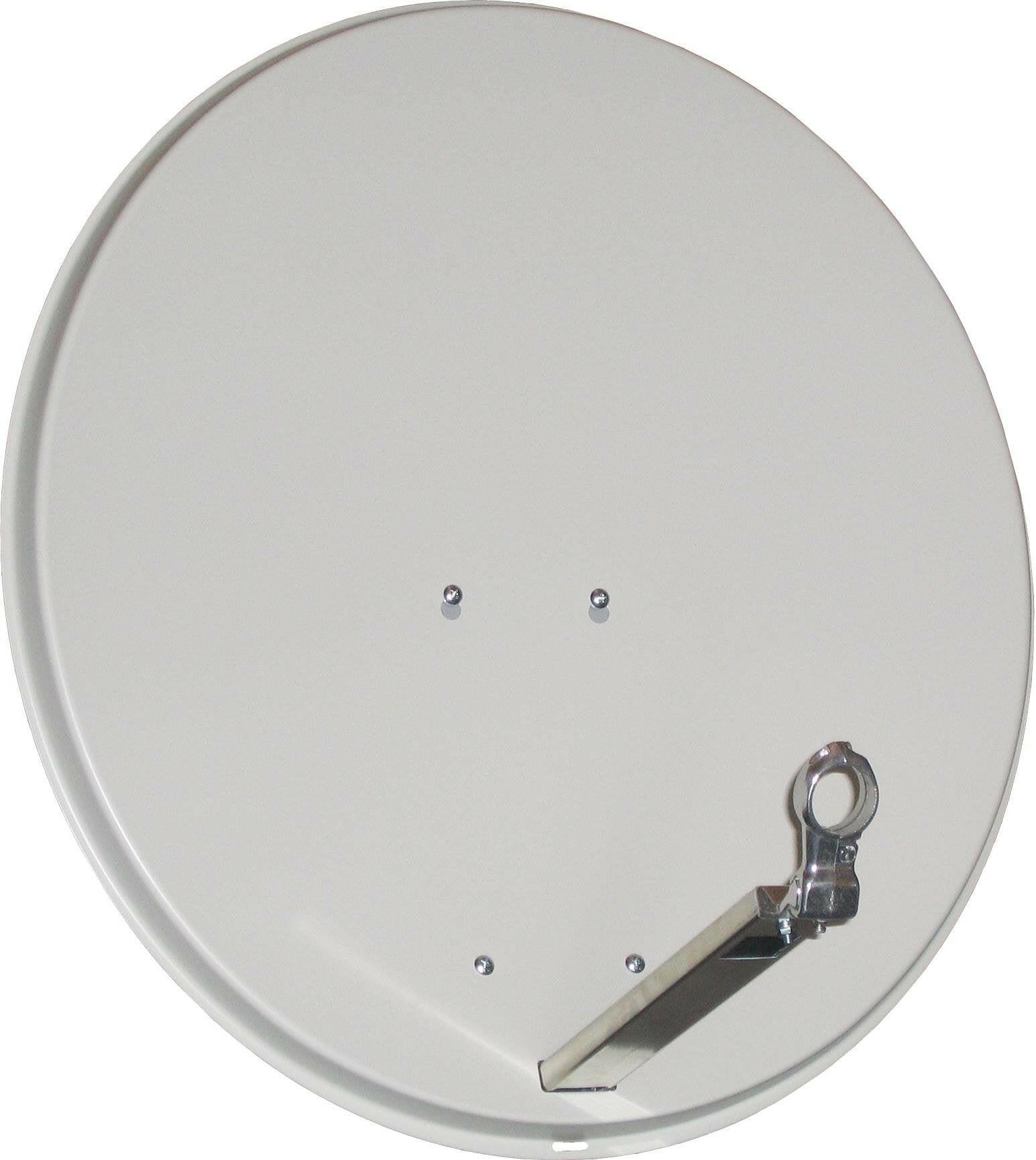 Sky Vision IDEAL 75 cm Alu-Satellitenspiegel hell RAL 7035.
