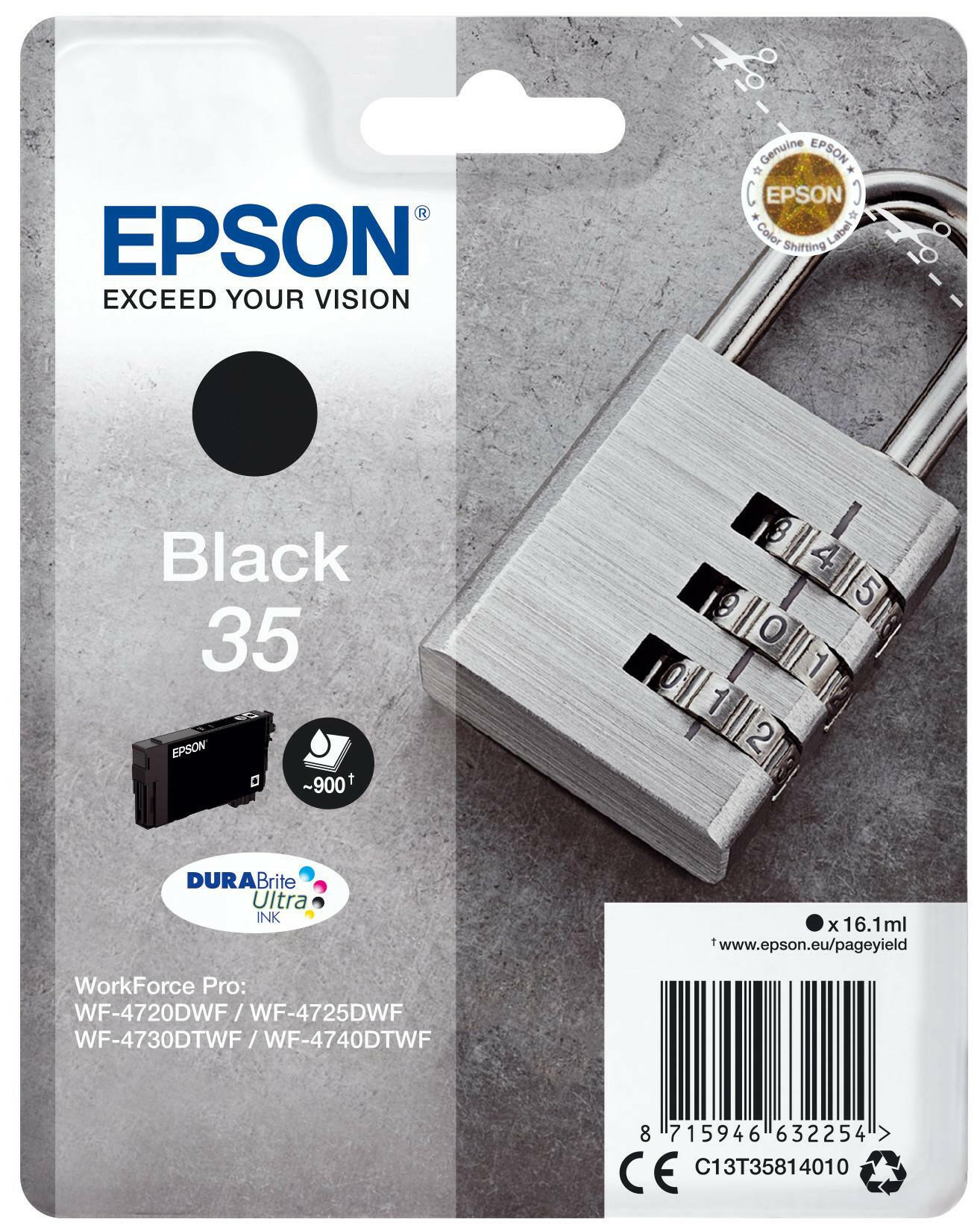 Epson Original C13T35814010 Druckerpatrone schwarz 16,1 ml